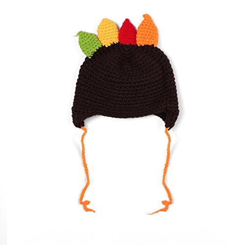 Ypser Baby Thanksgiving Christmas Beanie Turkey Knitted Cap Elk Hat Photo Prop #TOP1