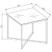 Amazon Brand - Movian Rom - Mesa de centro, 80 x 80...
