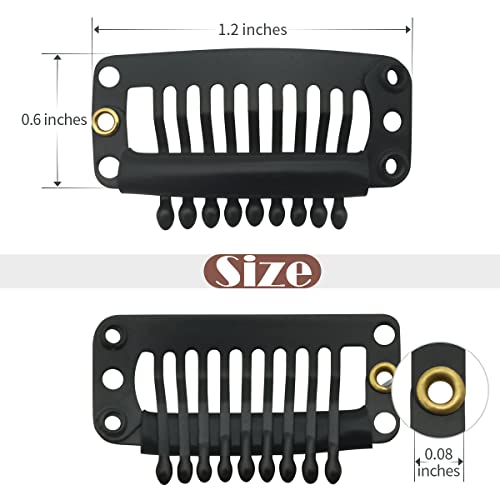 Dreamlover Wig Clips Snap Clips, Hair Extensions Clips Black, Chunni Clips, 30 Pieces Dreamlover Wig Clips Snap Clips, Hair Extensions Clips Black, Chunni Clips, 30 Pieces