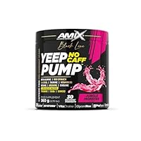 Amix Black Line Pre Entreno Sin Cafeína Yeep Pump 360 Gr Sabor Jungle Monster