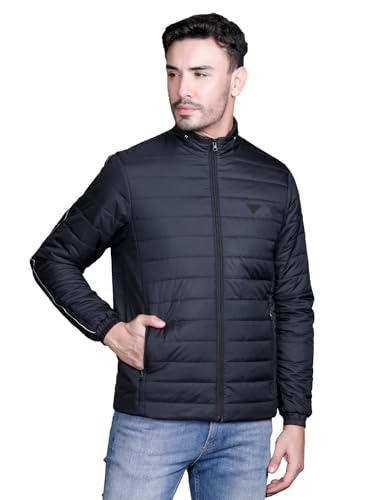 Image of RARE TIMES Men Puffer Jacket | Padded Jacket | Quilted Jacket | Trendy Winter Full Sleeve with Zipper Pocket Jacket (Pack of 1)