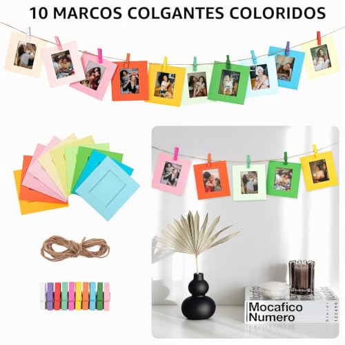 Kit de accesorios Polaroid 12 con marcos y pegatinas para regalar en cumpleaños 5