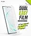 Ringke Dual Easy Film (2 Pack) Compatible with Galaxy Note 10 5G Screen Protector (2019)