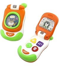 Talkie-walkie,Jouets de téléphone portable de musique de dessin Animé