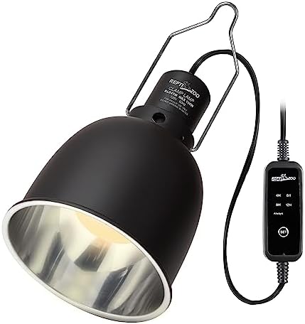 BNOSDM 5.5 Inch Deep Dome Reptile Lamp Fixture With Switch - Reflective Cover For Heat Bulbs, UVB Lamps, Ceramic Emitters - View #10