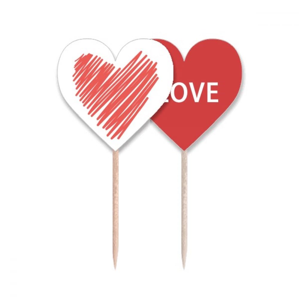 Cœur graffiti dessin pour embellir vos cadeaux gourmands de Saint-Valentin