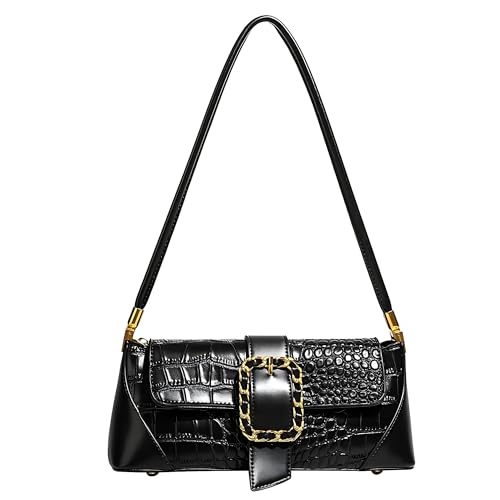 Retro French Clutch Handbag, Small Shoulder Bag for Women 90s Classic Purse Bag