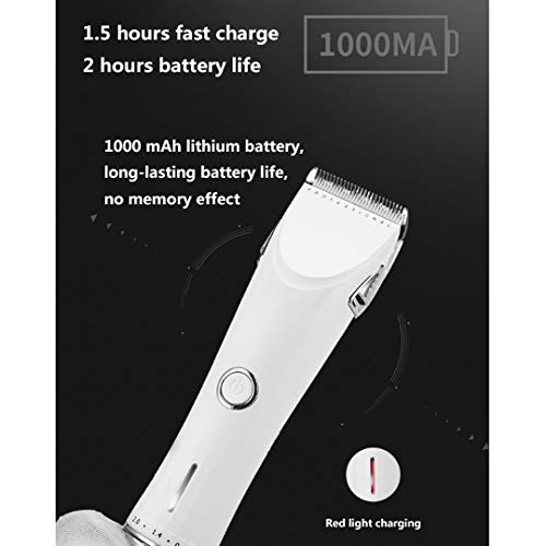 Tondeuse à cheveux électrique 220V lavable avec tête étanche IPX4 - 8