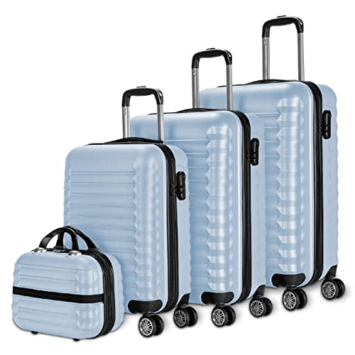 NUMADA Juego de Maletas 4pzs ABS, Azul