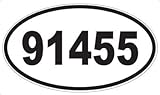 US Decal, Inc. Number 91455 Oval Sticker