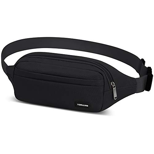 Yooluan Riñoneras Deportivas Hombre Mujer Running Bolsa de Cintura Bolsa de Teléfono Dinero Bolsa de Cadera Impermeable para Viaje Senderismo al Aire Libre Deporte Correr Ciclismo Vacaciones
