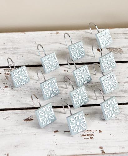 Madeleine Bathroom Collection - Set of 12 Shower Hooks image 2