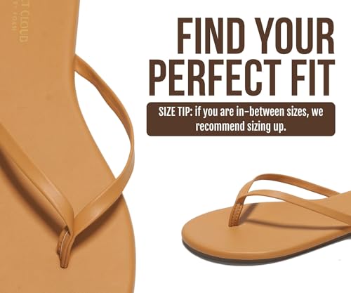 Image of Project Cloud Flip Flops for Women Footwear- Lightweight and Memory Foam Insole Sandals for Women 2026 - Durable Non-Slip Beach Essentials Flats for Women Sandals (Foundations)