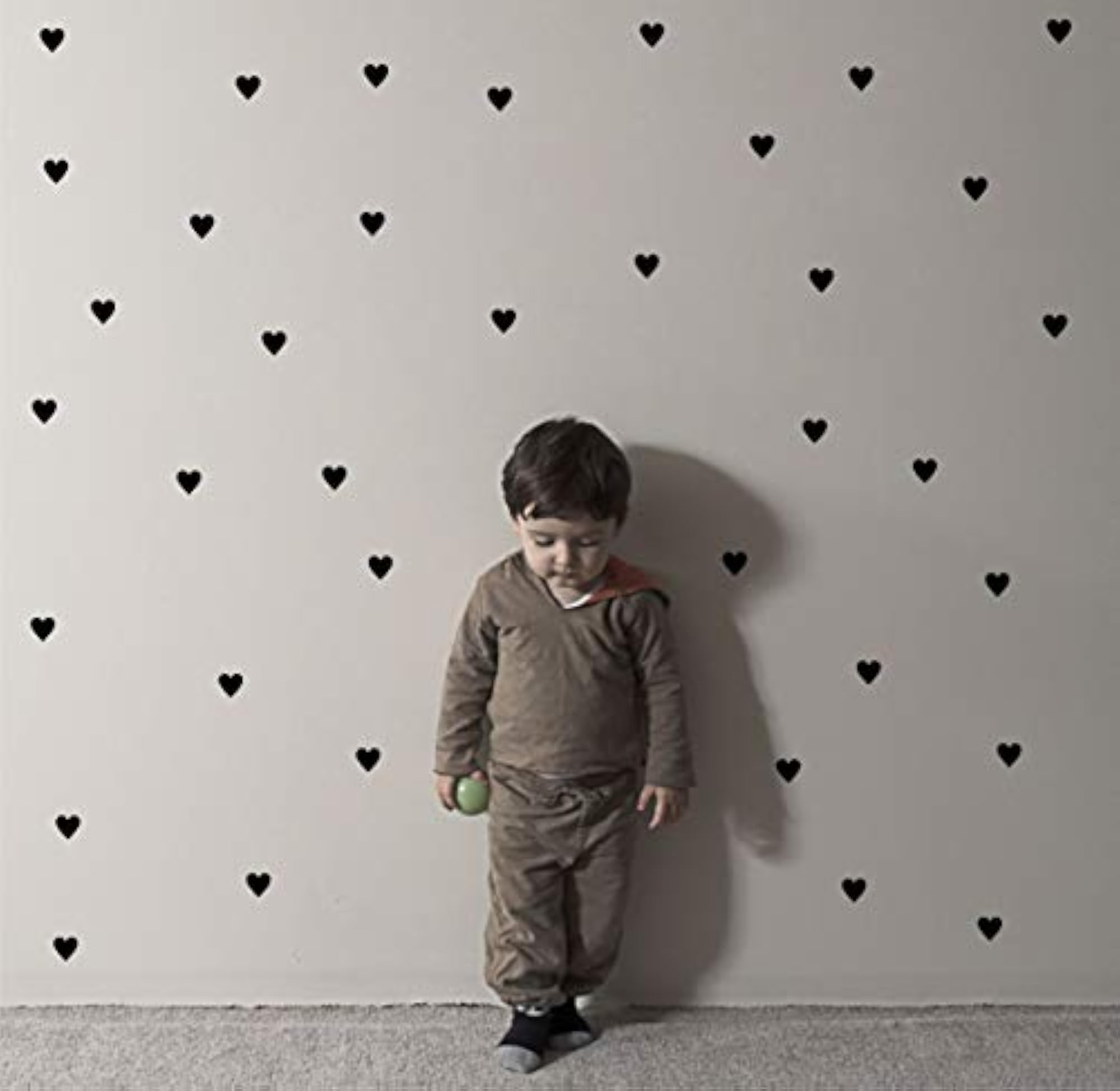 Small Black Hearts Wall Sticker