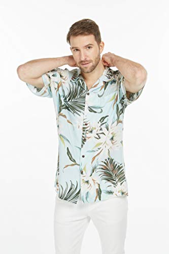 Hawaii Hangover Men's Hawaiian Shirt Aloha Shirt Floral Edge in Assorted Colors3