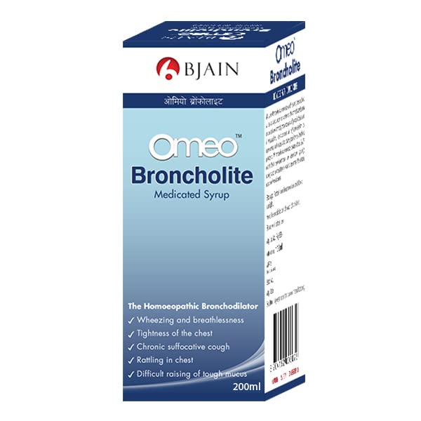 Buy Bjain Omeo Homeopathic Broncholite Syrup 200ml Online at Low Prices