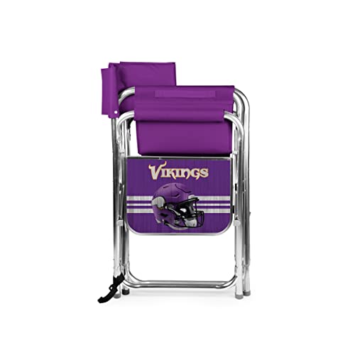 Image of Picnic TIME NFL Unisex-Adult NFL Sports Chair with Side Table, Beach Chair, Camp Chair for Adults