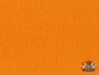 Fleece Solid #9 Orange Fabric By the Yard