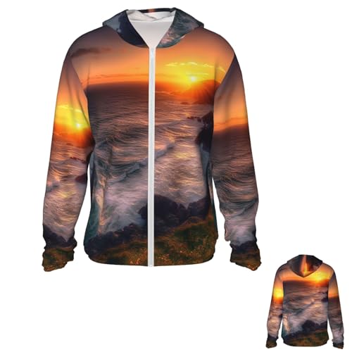 Chaqueta de protección solar para hombre UPF 50+ manga larga miniatura 1