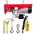 Electric Hoist, 1320 lbs Lifting Capacity, 1150W 110V Electric Steel Wire Winch with 14ft Wired Remote Control, 40ft Single Cable Lifting Height & Pure Copper Motor (1320 lbs)
