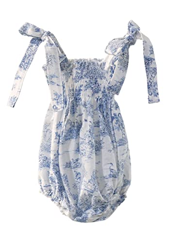 Image of NOTHING FITS BUT Baby’s Classic Linen Cotton Dress, Yunji Onesie, Infant’s Casual Frock