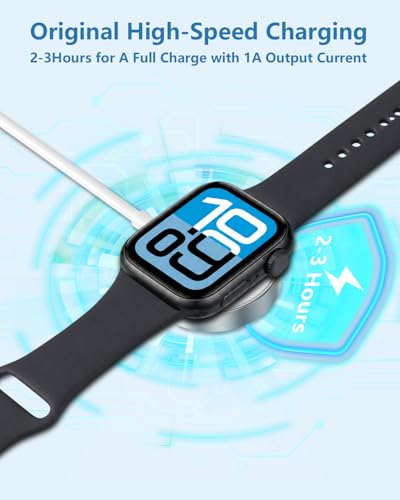 Image of [Apple MFi Certified] Magnetic Charging Cable for Apple Watch Charger, Stuffcool 2Pack 6.6FT USB C to iWatch Portable Wireless Fast Charging Cord for Apple Watch Series Ultra /11 /10 /9 /8 /7 /6 /SE /5 /4 /3 /2
