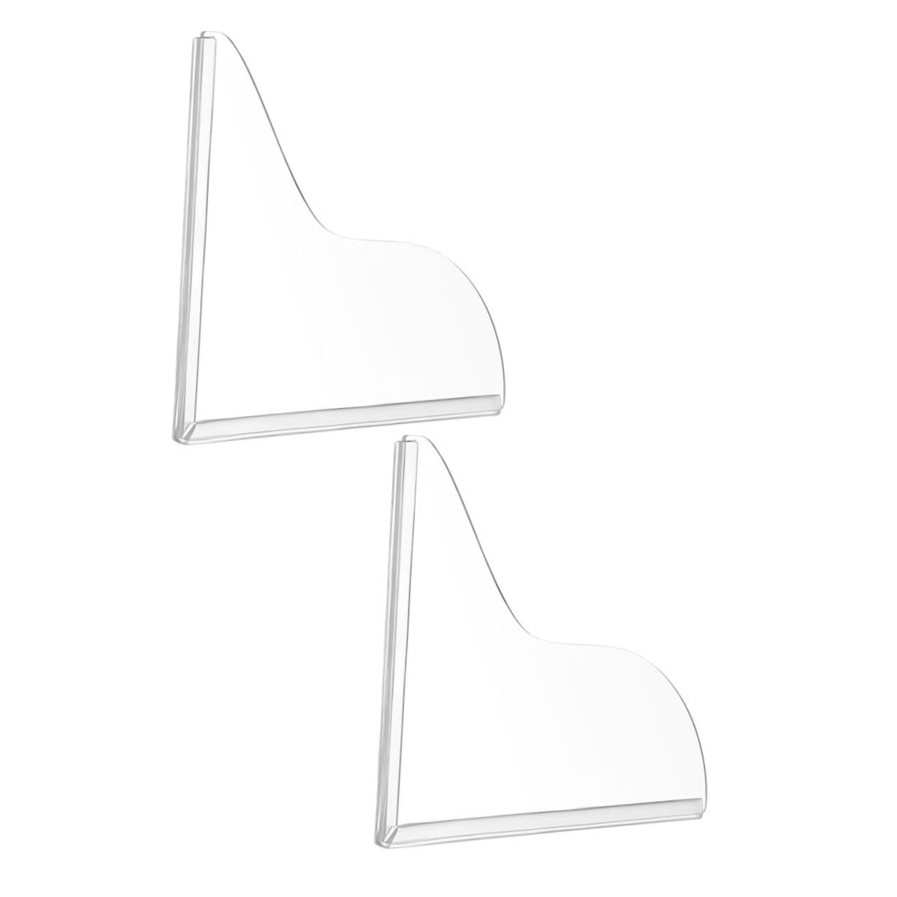 PRETYZOOM 2pcs Bathtub Splash Guard Shaped Barrier for Curved Tubs Tile Walls Easy Install for Pet Bathing Water Control Bathroom