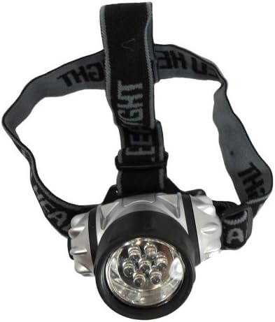 ThinkTank 7 LED Headlamp Water Resistant Light - For Head, Hat Or Helmet, With Elastic Head Strap