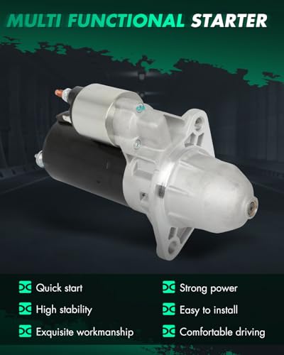 Image of SCITOO Starter Motor fit for Volkswagen for Vanagon 1.6L 1982-1984 Replacement Starter 17068