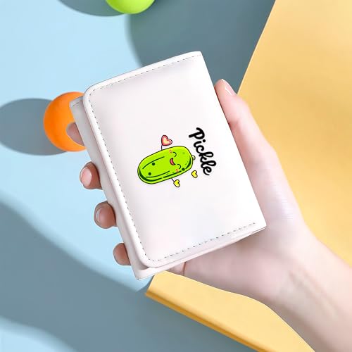 Pickle Wallet For Teens Kids Girls Age 6,7,8,9,10,11,12, Small Slim Thin Mini Compact Women Wallet, Animal Lovers Gifts Stuff, Cash Card Coin Pocket Window For Female!3