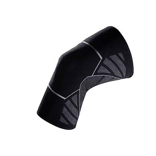 BCOATH 1 Pc Anti-Slip Knee Pads Brace Support Compression Knee Sleeve for Men Style Grey