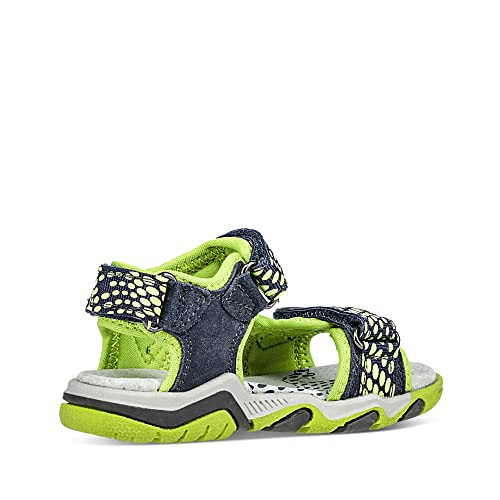 Sandales Lurchi Garçon Brian en cuir bleu pour enfant
