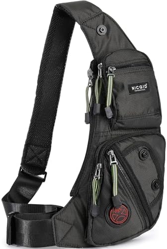 NICGID Sling Bag Chest Shoulder Backpack Crossbody Bags Casual Daypack for Men Women
