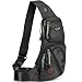 Nicgid Sling Bag Chest Shoulder Backpack Fanny Pack Crossbody Bags for Men(Black)