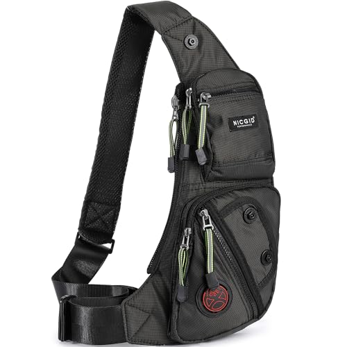 NICGID Sling Bag Chest Shoulder Backpack Crossbody Bags Casual Daypack for Men Women