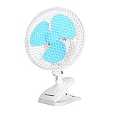 VIVOSUN 6-Inch Portable Clip-On Desk Fan for Grow Tent Room, 2-Speed, Adjustable Tilt, Whisper Quiet Operation