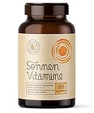 5.000 IE Vitamin D3, K2 und Leinöl - SONNENVITAMINE - Hochdosiert, ohne Zusatzstoffe, ohne Hilfsstoffe - 80 Vegane Vitamin D Depot-Softgel Kapseln