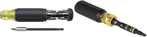 Miniatura 23 de Klein Tools 32303 Destornillador multibroca/destornillador de tuerca, juego de destornilladores magnéticos 14 en 1 con clasificación de impacto
