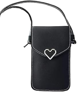 NiCoLa Women Cross body Phone Bag Touchable PU Leather Bag with Card Slots and Compartments Small Phone Handbag for Women with Long Strap for Traveling, Working or Dating, Daily Life Use