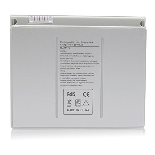 Laptop Battery for Apple MacBook Pro 15 inch A1175 A1211 A1226 A1260 A1150 2006 2007 2008 Version Laptop Battery 10.8V 5800Mah