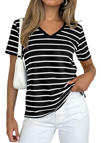 PRETTYGARDEN Women's Short Sleeve Shirt - Use Code 4SXVVDV7