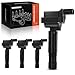 A-Premium Ignition Coils Pack for Mercedes Benz C230 Kompressor 2003-2005 1.8L A0001501580 4-PC Set