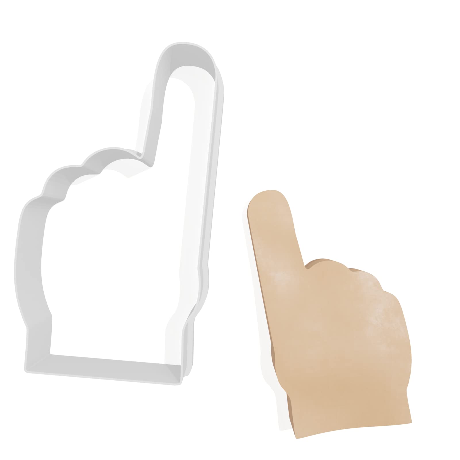 Foam Finger Sports Cookie Cutter - 3 Sizes