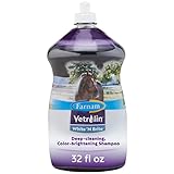 Farnam Vetrolin White N' Brite, Deep cleaning and Color Brightening Shampoo for Horses and Dogs, 32 ounces