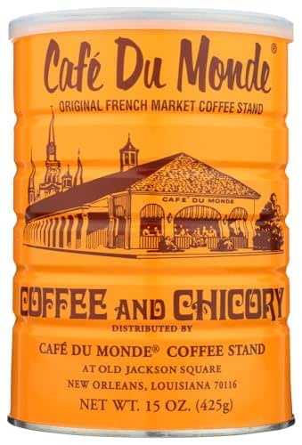 Cafe Du Monde Coffee with Chicory, 15-Ounce (Pack of 2)