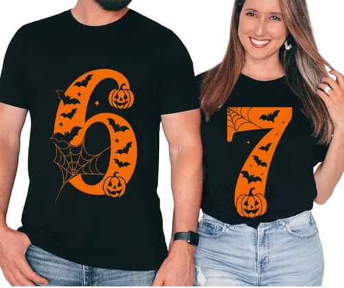 6 7 Meme Halloween Shirt for Teachers