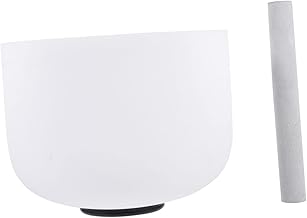 Mikinona 1 Conjunto De Tigela De Canto De Meditação Tigelas De Som De Cristal Tigela De Canto Tigelas De Banho De Som Branco Conjunto De Tigela De Canto Tigela De Meditação Tigela De Som