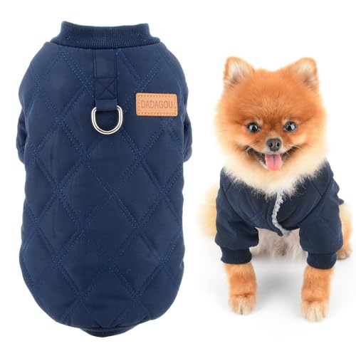 SMALLLEE_LUCKY_STORE Cappottino per cani di piccola taglia, foder...