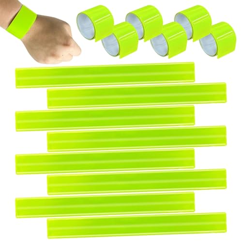 Leyrens Bandes réfléchissantes haute visibilité, Lot de 15 brassards réfléchissants, Brassard de Sécurité Haute Visibilité Cheville, pour Faire du...