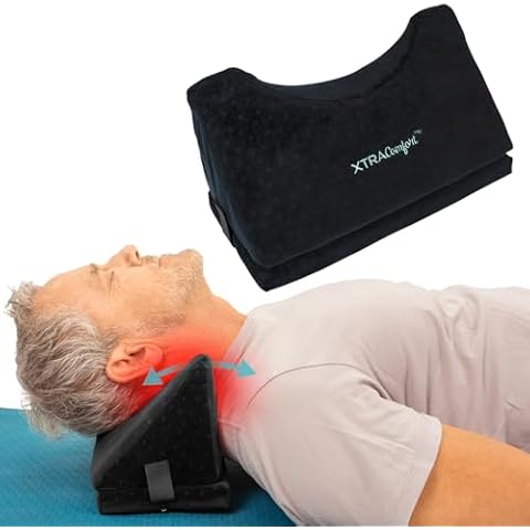 Neck Traction Pillow, Cervical Relaxer Wedge Cover